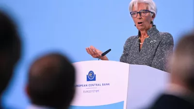 European Central Bank (ECB) President Christine Lagarde speaks to reporters following the Governing Council's monetary policy meeting in Frankfurt, Germany September 12, 2024. REUTERS/Jana Rodenbusch