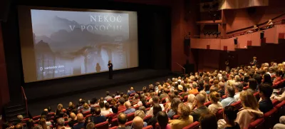 Ljubljana, Cankarjev dom.Premiera filma Nekoc v Posocju reziserke Eme Kugler.