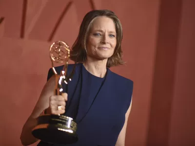 Jodie Foster attends the HBO and Max reception following the 76th Primetime Emmy Awards on Sunday, Sept. 15, 2024, at San Vicente Bungalows in West Hollywood, Calif. (Photo by Richard Shotwell/Invision/AP)