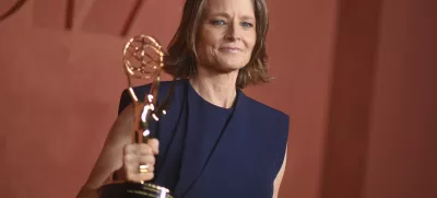 Jodie Foster attends the HBO and Max reception following the 76th Primetime Emmy Awards on Sunday, Sept. 15, 2024, at San Vicente Bungalows in West Hollywood, Calif. (Photo by Richard Shotwell/Invision/AP)