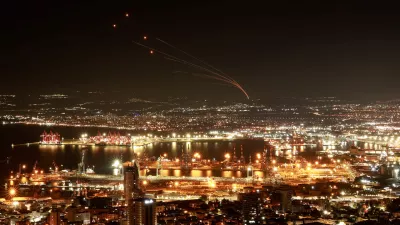 Israel's Iron Dome anti-missile system operates for interceptions as rockets are launched from Lebanon towards Israel, amid cross-border hostilities between Hezbollah and Israel, as seen from Haifa, Israel, September 27, 2024. REUTERS/Ammar Awad