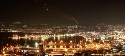 Israel's Iron Dome anti-missile system operates for interceptions as rockets are launched from Lebanon towards Israel, amid cross-border hostilities between Hezbollah and Israel, as seen from Haifa, Israel, September 27, 2024. REUTERS/Ammar Awad