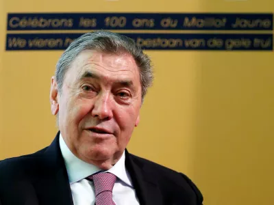 ﻿Former Belgian cycling champion Eddy Merckx attends the presentation of the Grand Depart of the 2019 Tour de France cycling race in Brussels, Belgium, January 16, 2018. REUTERS/Francois Lenoir