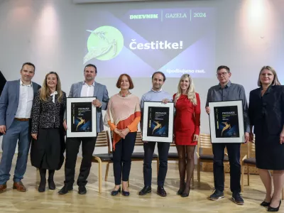 1.10.2024 - 24. Slovenska GAZELA 2024 – regijski izbor najboljših najhitreje rastočih podjetij – razglasitev Gazele Gorenjske regije.  FOTO: Luka Cjuha