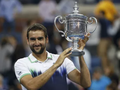 Marin Čilić je največji uspeh v karieri dosegel, ko je leta 2014 slavil zmago na turnirju za grand slam v New Yorku. F Reuters﻿