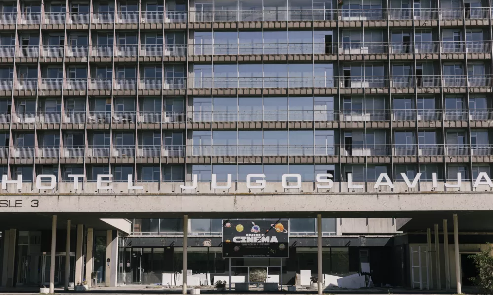 Beograd 01.10.2024. Hotel Jugoslavija, priprema za rusenje hotela i izgradnju novog objekta. Photo: Vladimir Zivojinovic/PIXSELL