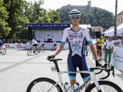 Matej Mohorič- 14.06.2024 - začetek 3. etape Dirke po Sloveniji  //FOTO: Jaka Gasar