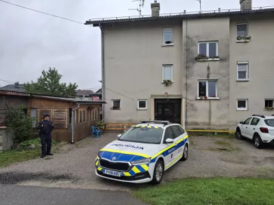 Prizorišče zločina v Dolenji vasi. Foto: Peter Lovšin