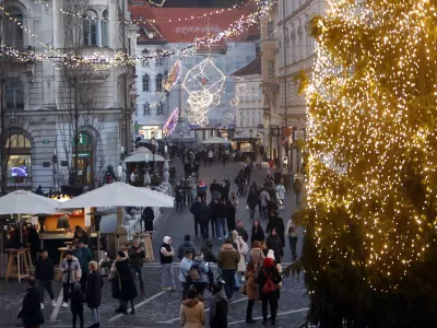 19.12.2023 -praznična Ljubljana, lučke, veseli decemberFoto: Tomaž Skale