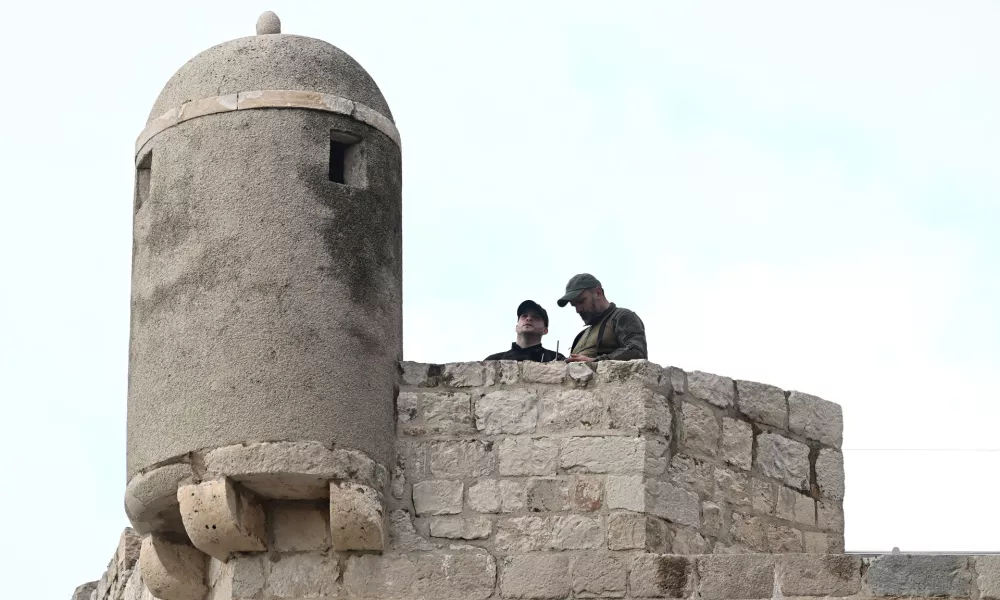 09.10.2024., Dubrovnik - Jako osigiranje i policija spremni su pocetak 3. sastanka na vrhu Ukrajina – Jugoistocna Europa Photo: Marko Lukunic/PIXSELL