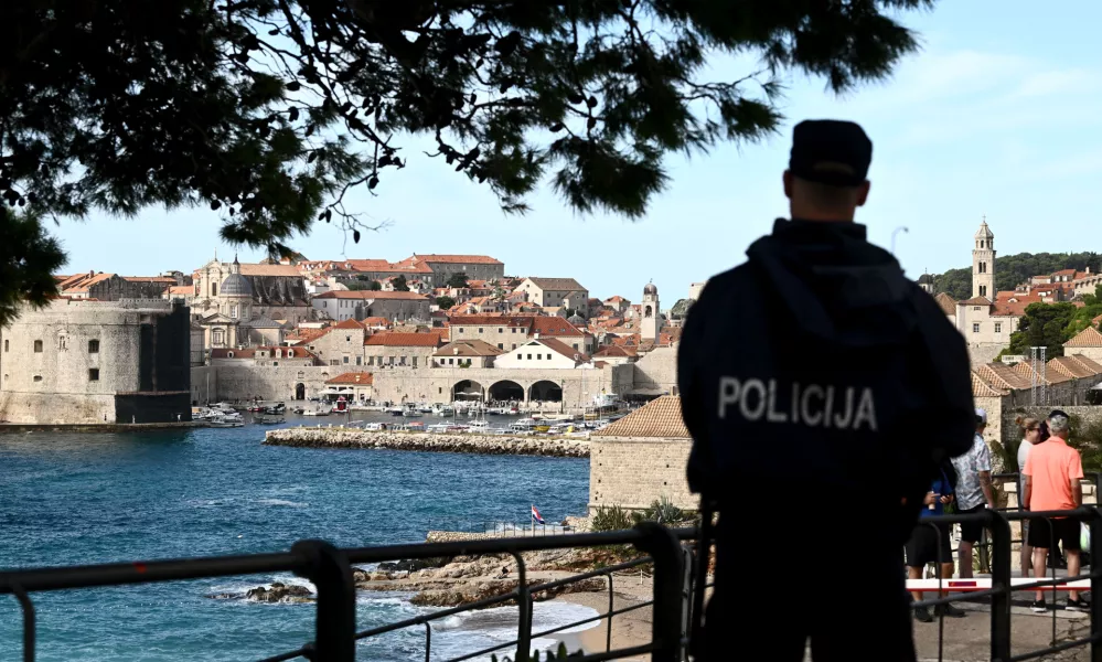 09.10.2024., Dubrovnik - Osiguranje grada zbog summita potpore Ukrajini. Photo: Marko Lukunic/PIXSELL