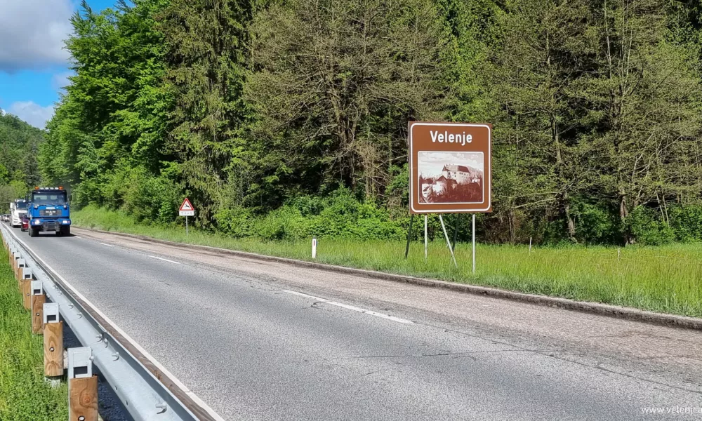 Glavna cesta Velenje–Črnova Foto: arhiv Velenjčana