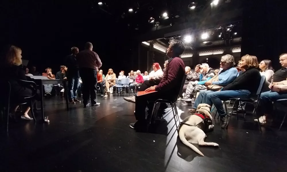 Premiera bralne uprizoritve "REMI" ob Mednarodnem dnevu bele palice v Šentjakobskem gledališču Ljubljana