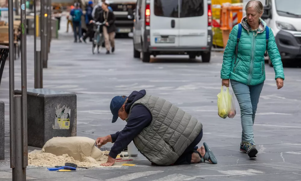 10.2024 - reportaža za Objektiv Beračenje - prosjačenje - berač - Čopova ulica- FOTO: Luka Cjuha