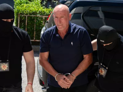 14, April, 2024, Podgorica - Milivoje Katnic, the former chief special prosecutor of the Republic of Montenegro was arrested and brought to the Special Police Department in Podgorica for questioning by the special prosecutor. Milivoje Katnic. Photo: R.R./ATAImages14, april, 2024, Podgorica - Milivoje Katnic, bivsi glavni specijalni tuzioc Republike Crne Gore je uhapsen i doveden je na saslusanje kod specijalnog tuzioca u Specijalno policijsko odjeljenje u Podgorici. Photo: R.R./ATAImages Photo: R.R./ATAImages/PIXSELL