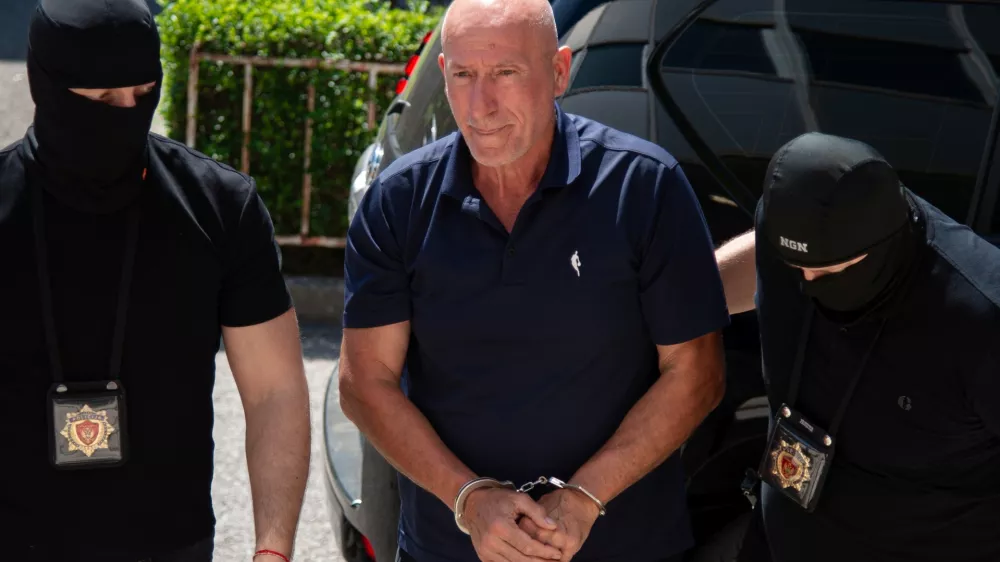 14, April, 2024, Podgorica - Milivoje Katnic, the former chief special prosecutor of the Republic of Montenegro was arrested and brought to the Special Police Department in Podgorica for questioning by the special prosecutor. Milivoje Katnic. Photo: R.R./ATAImages14, april, 2024, Podgorica - Milivoje Katnic, bivsi glavni specijalni tuzioc Republike Crne Gore je uhapsen i doveden je na saslusanje kod specijalnog tuzioca u Specijalno policijsko odjeljenje u Podgorici. Photo: R.R./ATAImages Photo: R.R./ATAImages/PIXSELL