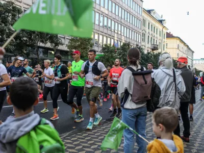 - maraton 42 km -- polmaraton 21 km -- tek- 22. 10.2023 - 27. Ljubljanski maraton 2023 - največji tekaški dogodek v Sloveniji - //FOTO: Bojan Velikonja