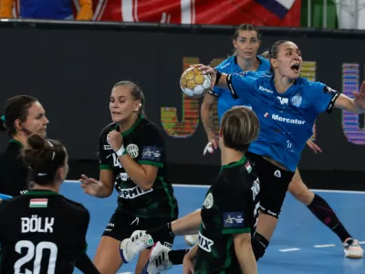 -Daria Dmitrieva- 23.09.2023 – rokomet - Krim Mercator: Ferencvaros, liga prvakinj, 3. krog: skupina B //FOTO: Bojan Velikonja