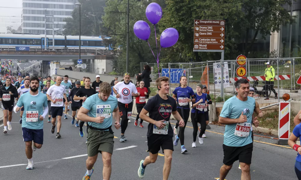 - 20.10.2024 - 28. Ljubljanski maraton - 24 tisoč tekačev - največji športno-rekreativni dogodek v državi //FOTO: Jaka Gasar