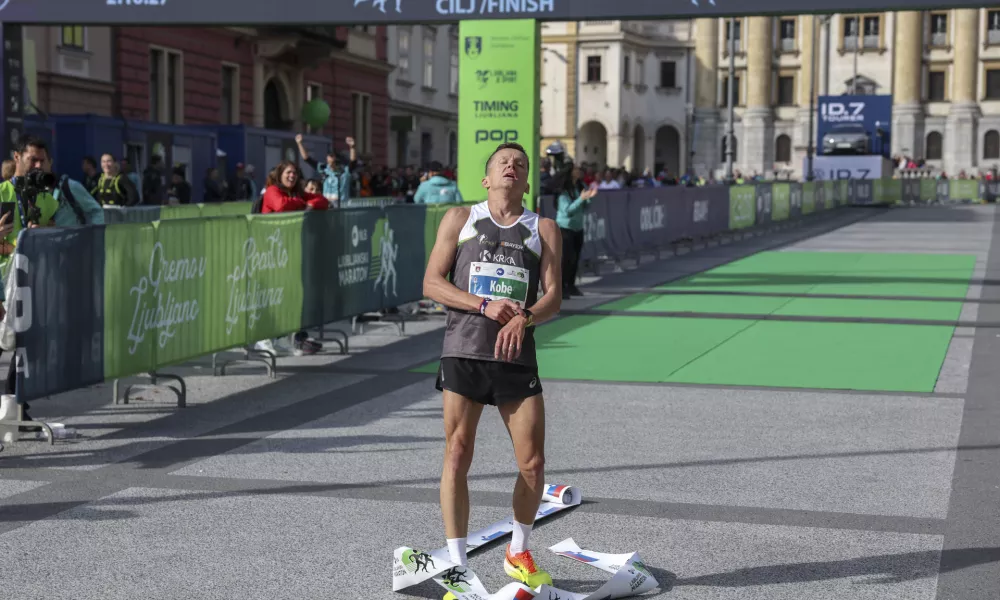 Primož Kobe- 20.10.2024 - 28. Ljubljanski maraton - 24 tisoč tekačev - največji športno-rekreativni dogodek v državi //FOTO: Jaka Gasar