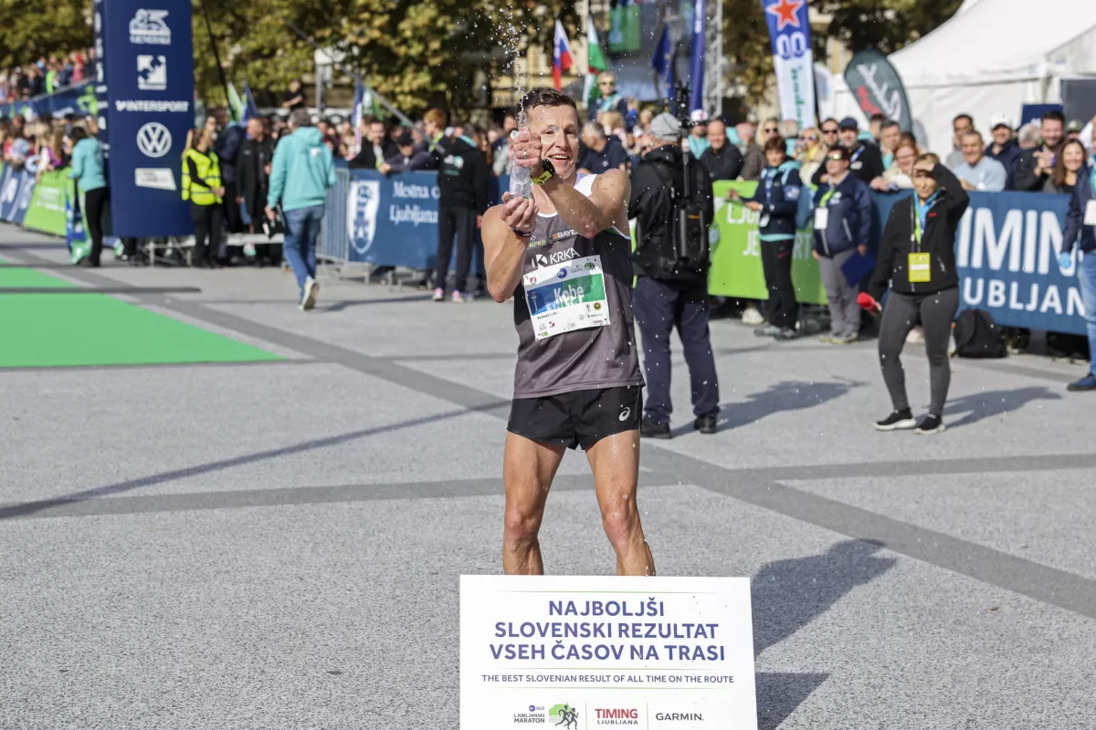 Primož Kobe- 20.10.2024 - 28. Ljubljanski maraton - 24 tisoč tekačev - največji športno-rekreativni dogodek v državi //FOTO: Jaka Gasar