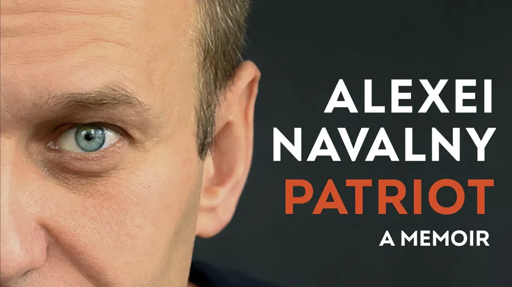 This cover image released by Knopf shows "Patriot: A Memoir" by Alexei Navalny. (Knopf via AP)