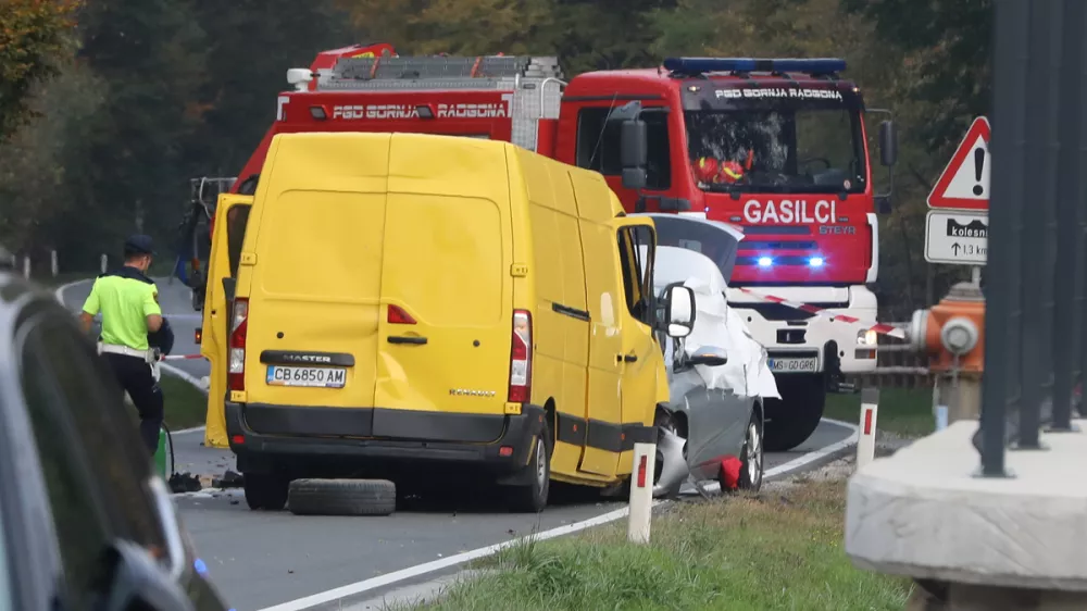 Lenart - smrtna prometna nesreča - cesta Lenart in Benedikt -