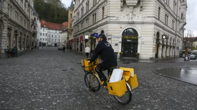 ﻿- 13.04.2018 - Tomaž Osolnik, poštar - pismonoša na kolesu – Pošta  //FOTO: Luka Cjuha.