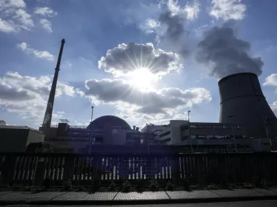 FILE -- Exterior view of the RWE nuclear power plant 'Emsland' in Lingen, western Germany, Friday, March 18, 2022. The German government has dismissed calls Wednesday for another last-minute delay of the long-planned shutdown of the country's last three nuclear power plants this weekend. (AP Photo/Martin Meissner, file)