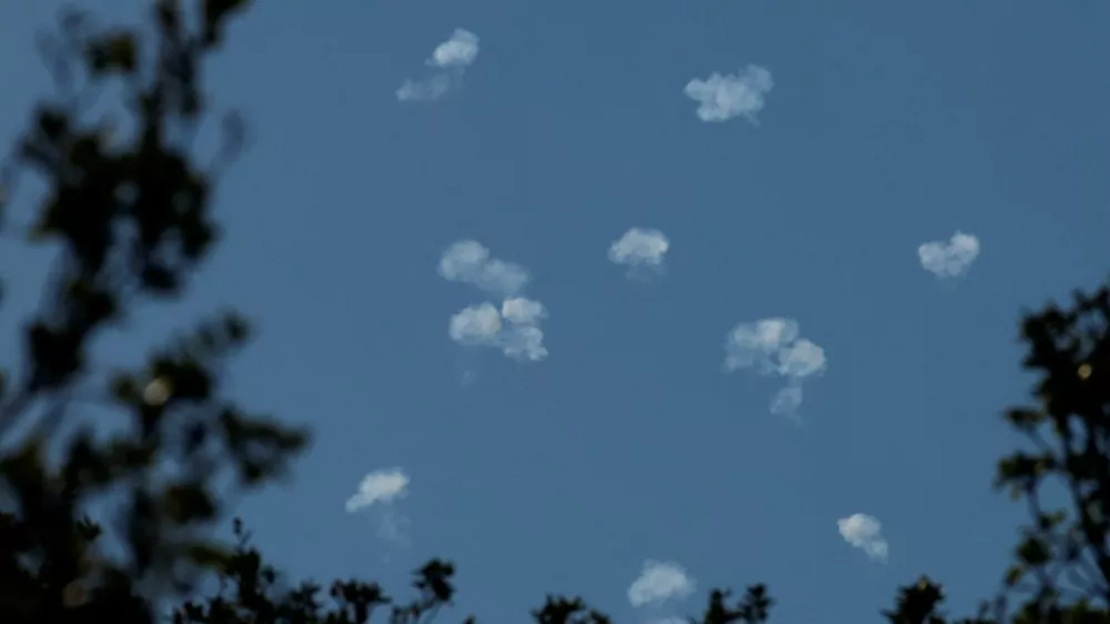 Israeli anti-air defence systems operate, as they incercept rockets fired from south of Lebanon to Israel, amid ongoing hostilities between Hezbollah and Israel, as seen from northern Israel October 27, 2024. REUTERS/Gonzalo Fuentes   TPX IMAGES OF THE DAY