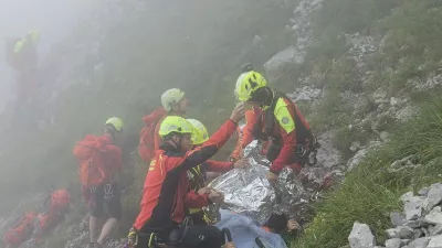 Kar zadeva sistemsko ureditev gorskega reševanja, jim je za zgled zakon, ki ureja delovanje gasilcev. Foto: GRS Kranj 