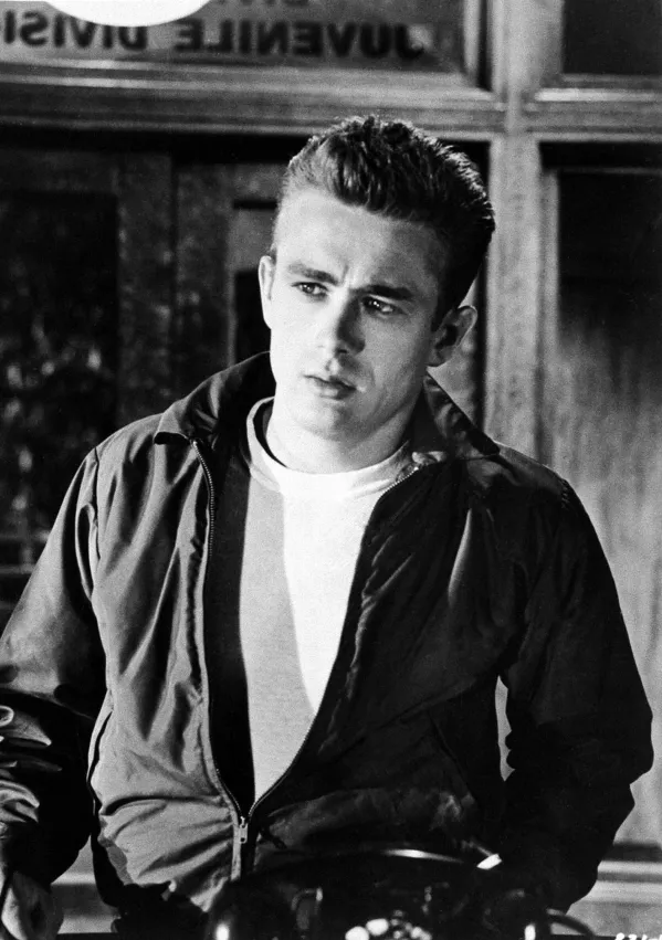 James Dean is shown as Jim Stark in a scene from the 1955 movie "Rebel Without A Cause." (AP Photo)