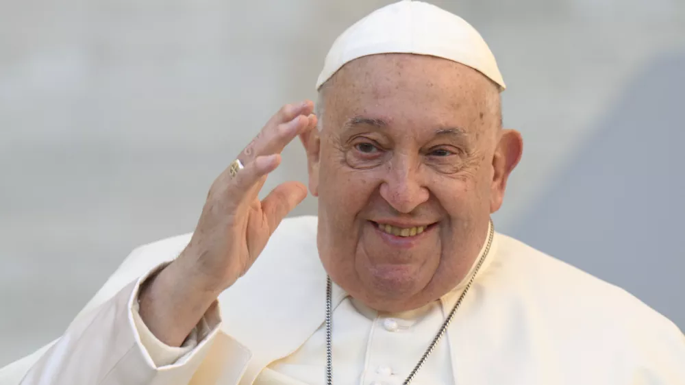 30 October 2024, Vatican: Pope Francis holds his weekly general audience in St. Peter's Square, at the Vatican. Photo: Cpp/IPA via ZUMA Press/dpa