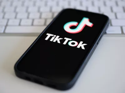 FILED - 19 March 2024, Saxony, Dresden: The logo of the short video platform TikTok is displayed on a smartphone. Photo: Robert Michael/dpa