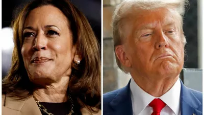 FILE PHOTO: Democratic presidential nominee and U.S. Vice President Kamala Harris and Republican presidential nominee and former U.S. President Donald Trump are seen in a combination of file photographs taken in Chandler, Arizona, U.S., October 10, 2024 and in Evans, Georgia, U.S., October 4, 2024. REUTERS/Evelyn Hockstein & Octavio Jones/File Photo / Foto: Evelyn Hockstein