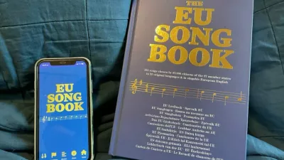 Pesmarica EU v knjižni in elektronski obliki. / Foto: The European Union Songbook Association