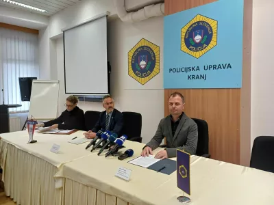 Novinarska konferenca PU Kranj