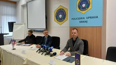 Novinarska konferenca PU Kranj