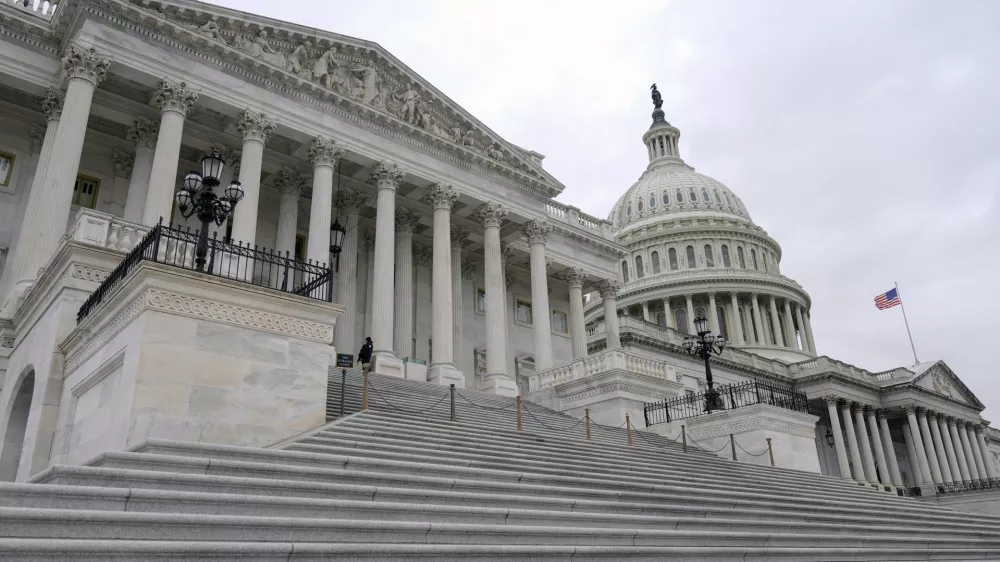 The U.S. Capitol, including the House of Representatives, left, are seen on Thursday, Nov. 14, 2024, in Washington. (AP Photo/Mariam Zuhaib)