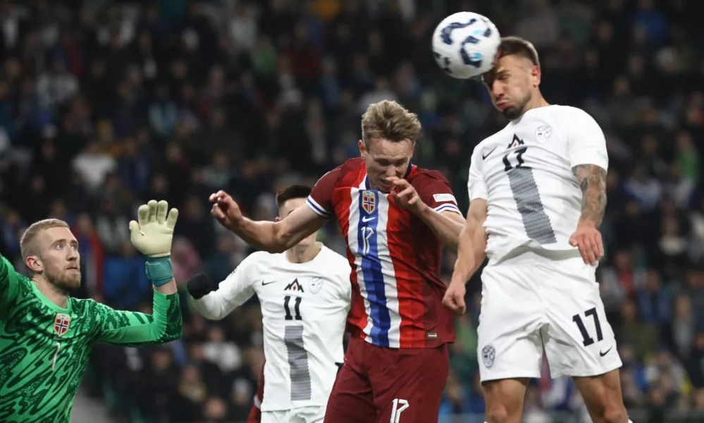 14.11.2024 - nogomet - liga narodov Slovenija – Norveška - stadion StožiceFOTO: LUKA CJUHA