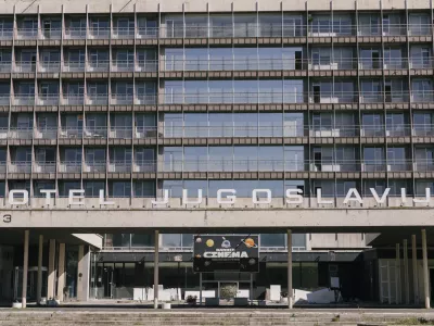 Beograd 01.10.2024. Hotel Jugoslavija, priprema za rusenje hotela i izgradnju novog objekta. Photo: Vladimir Zivojinovic/PIXSELL