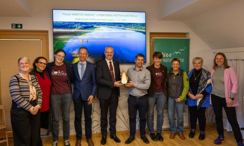 Krajinski park Pivška presihajoča jezera je prejel nagrado Natura 2000 v kategoriji družbeno-gospodarske koristi. Foto: arhiv Krajinskega parka Pivška presihajoča jezera / Foto: Arhiv Krajinskega Parka Pivška Presihajoča Jezera