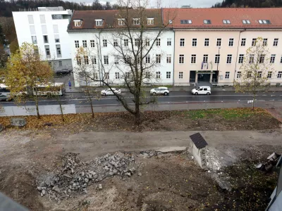 20.11.2024 - porušeno zavezišče za brezdomce na Poljanski cestiFoto: Tomaž Skale