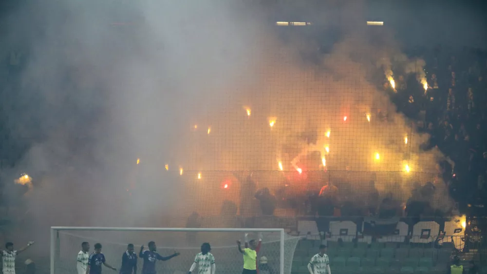 10.11.2024 - nogomet tekma Olimpija - Maribor - stadion Stožice   FOTO: LUKA CJUHA