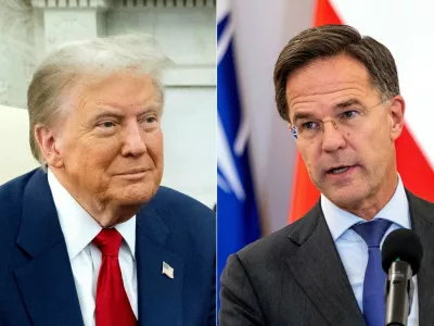 Mark Rutte in Donald Trump