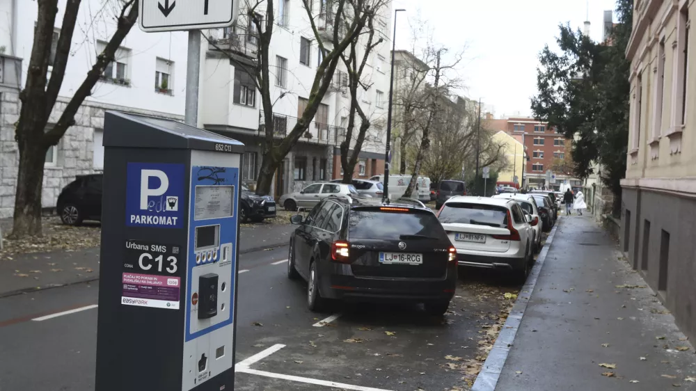 Mestna občina Ljubljana želi, da bi bilo tudi ob nedeljah parkiranje v središču mesta na območjih s parkomati plačljivo med 7. in 19. uro. Foto: Luka Cjuha