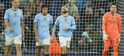 City je po 53. minutah vodil že s 3:0. V 89. minuti je bil izid že 3:3. Foto: AP