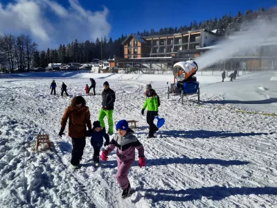 3.12.2023 prvi sneg - smučišče Kope - Foto: Luka Cjuha