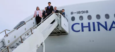 Taiwan's President Lai Ching-te arrives at Daniel K. Inouye International Airport in Honolulu, Hawaii, U.S. November 30, 2024. Office of Hawaii Governor/Handout via REUTERS NO RESALES. NO ARCHIVES. THIS IMAGE HAS BEEN SUPPLIED BY A THIRD PARTY