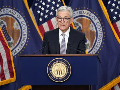 Federal Reserve Chairman Jerome Powell speaks during a news conference in Washington, Wednesday, May 3, 2023, following the Federal Open Market Committee meeting. (AP Photo/Carolyn Kaster)